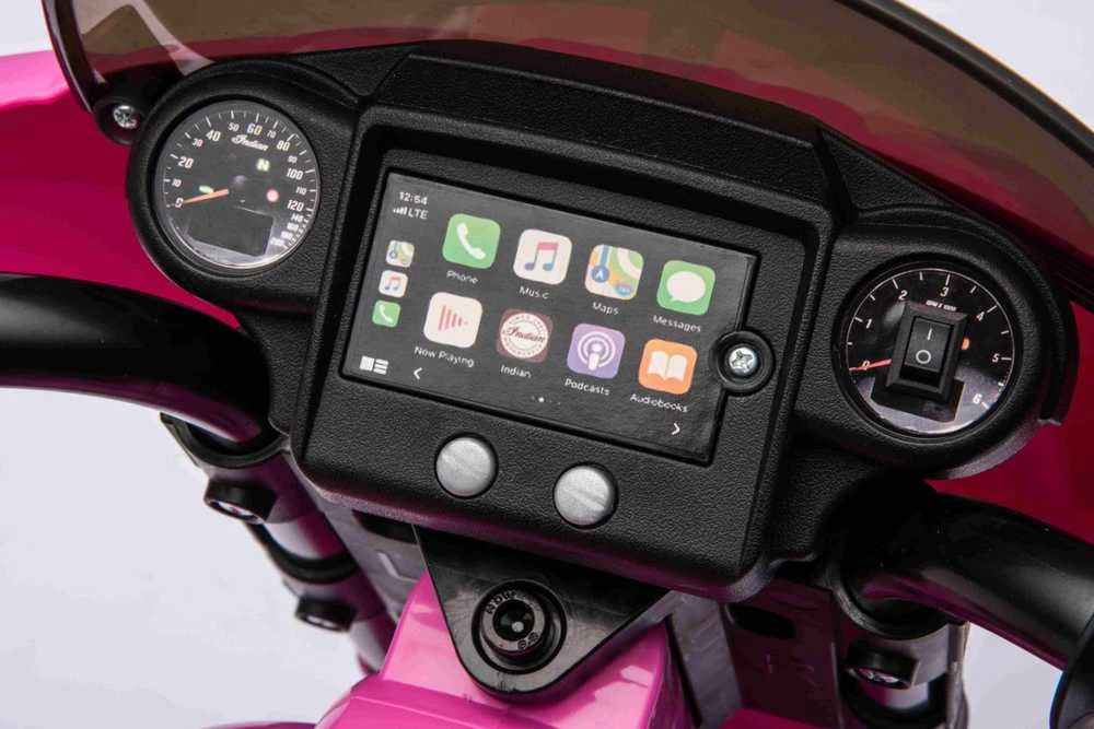 Pink Rožinė Elektrinis motociklas Chopper INDIAN, Rožinė