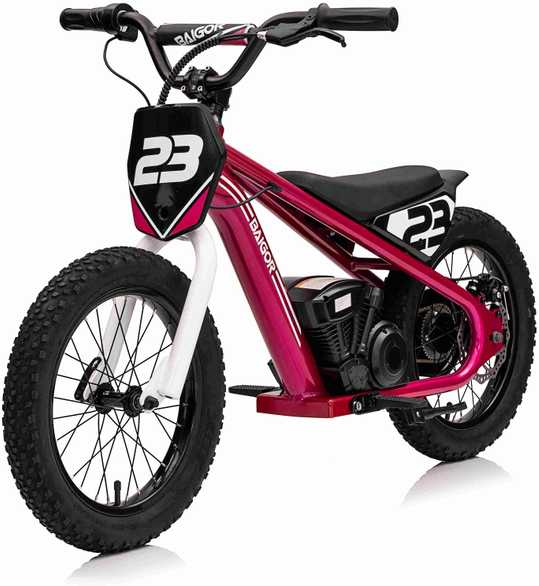 Pink Rožinė Elektrinis motociklas BAIGOR 23 PRO, Rožinė