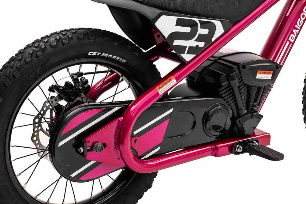 Pink Rožinė Elektrinis motociklas BAIGOR 23 PRO, Rožinė