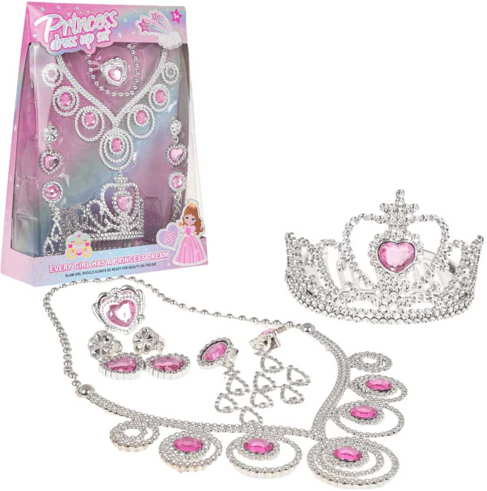 Mažosios princesės rinkinys, rožinis, 7 dalys.