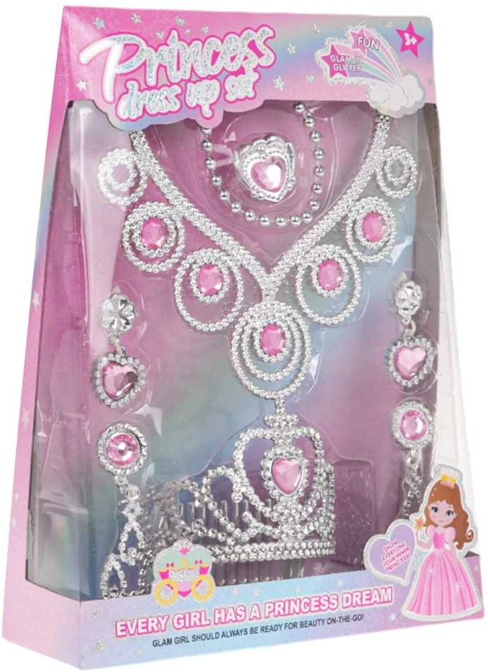 Mažosios princesės rinkinys, rožinis, 7 dalys.