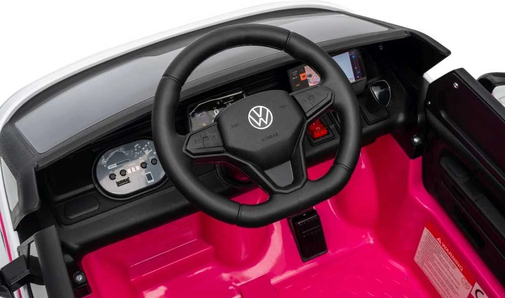 Pink Rožinė Elektromobilis Volkswagen ID BUZZ, Rožinė