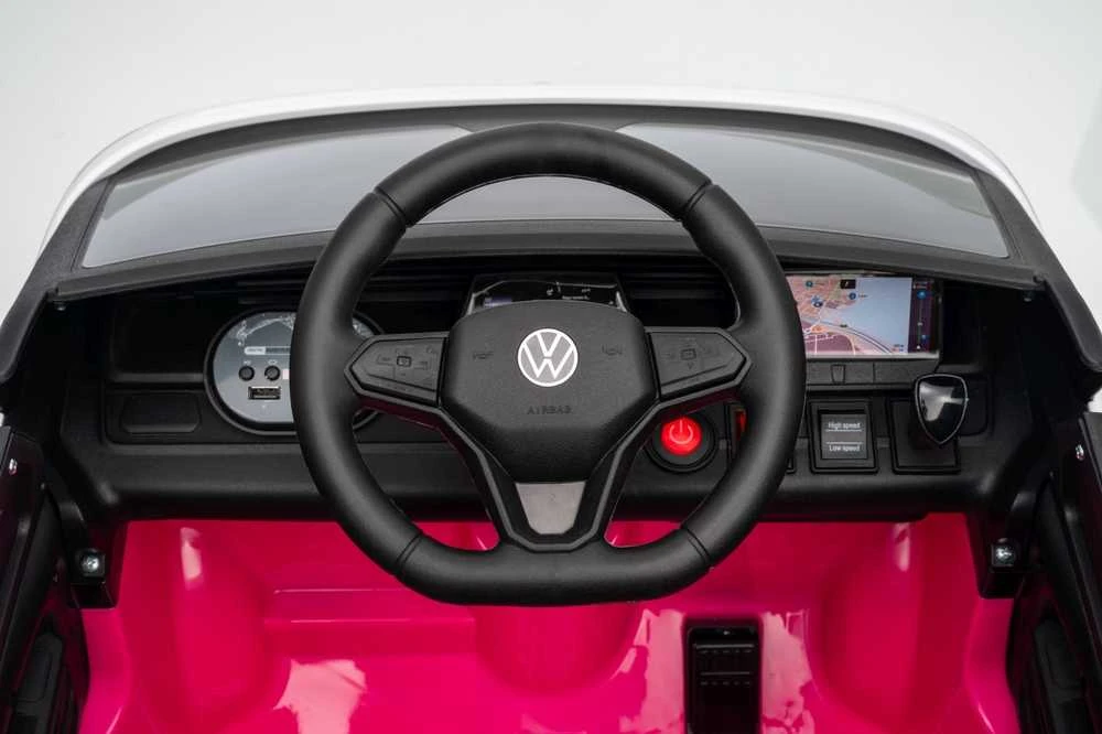 Pink Rožinė Elektromobilis Volkswagen ID BUZZ, Rožinė