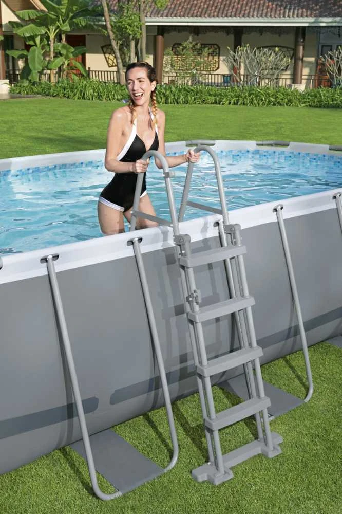 Bestway Flowclear Baseino kopetėlės, 122cm, 4 laipteliai