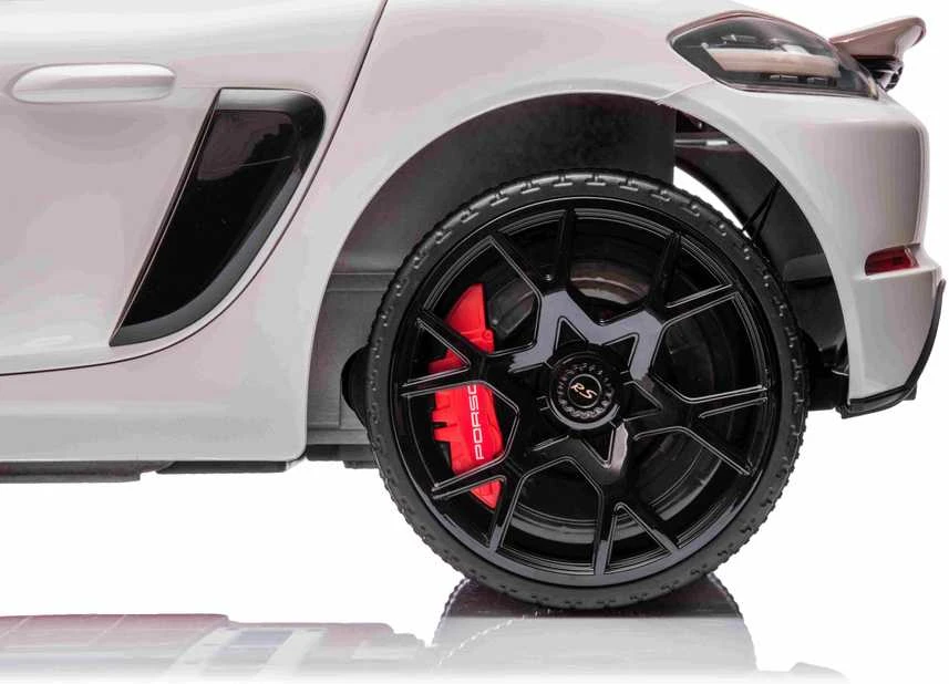 Roger Elektromobilis Porsche Spyder RS 718, Baltas