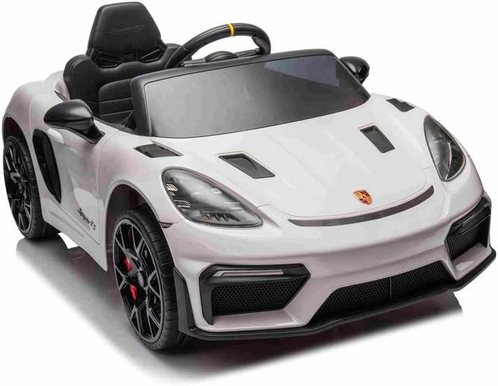 Roger Elektromobilis Porsche Spyder RS 718, Baltas