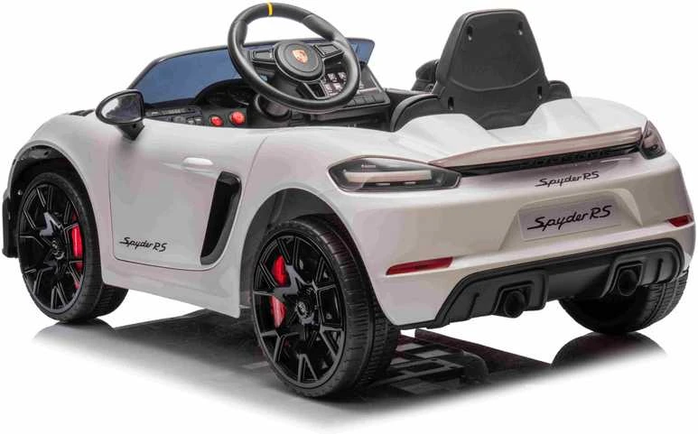 Elektromobilis Porsche 718 MP4, Baltas