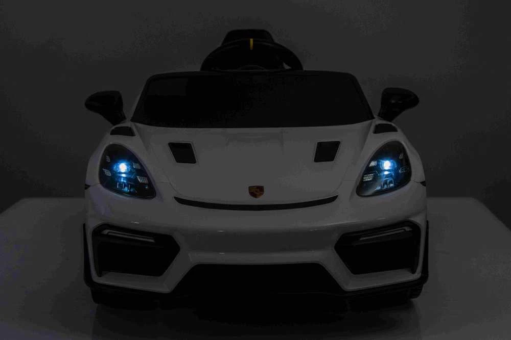 Elektromobilis Porsche 718 MP4, Baltas