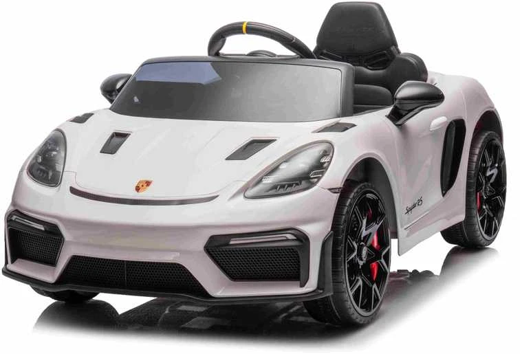 Elektromobilis Porsche 718 MP4, Baltas