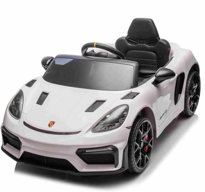Elektromobilis Porsche 718 MP4, Baltas