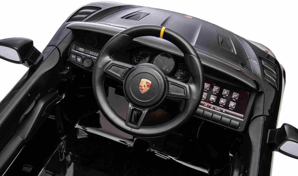 Roger Elektromobilis Porsche 718 MP4, Juodas