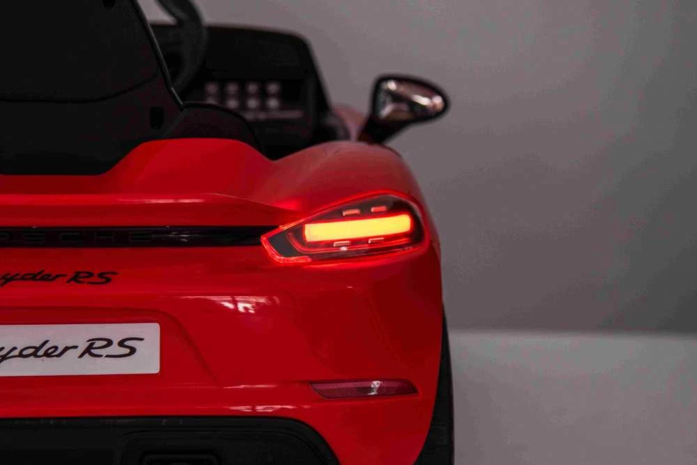 Elektromobilis Porsche 718 MP4, Raudona