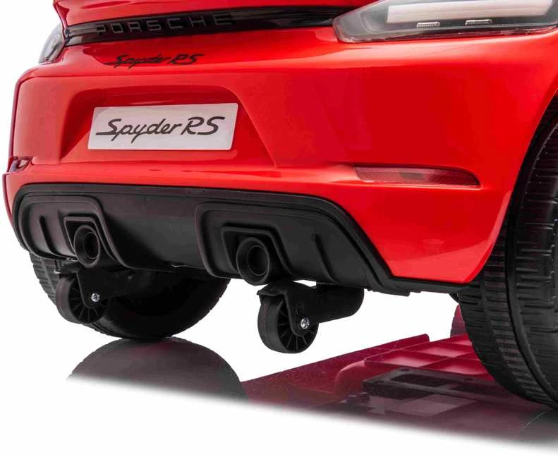 Elektromobilis Porsche 718 MP4, Raudona