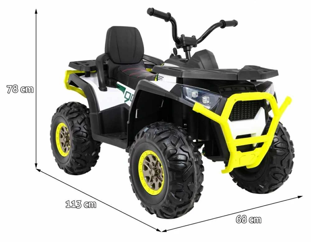 Ramiz Elektrinis keturratis ATV Desert, Baltas