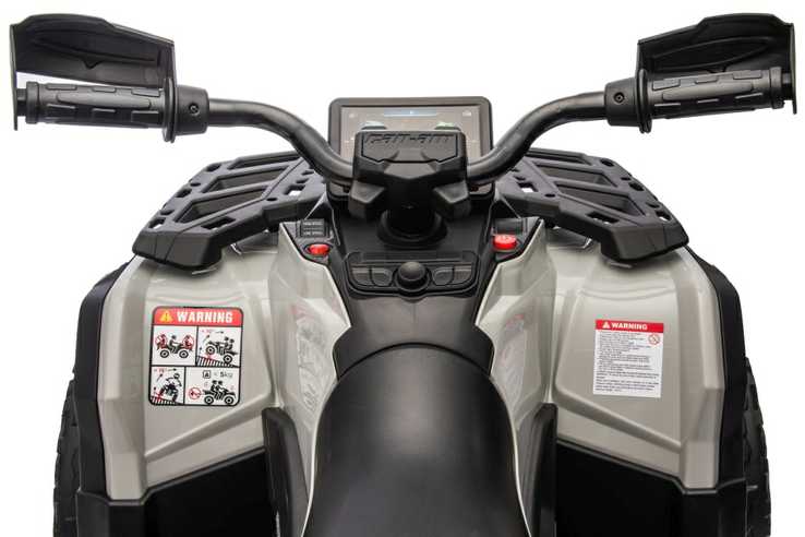 Quad Can Am Outlander ATV Pilka