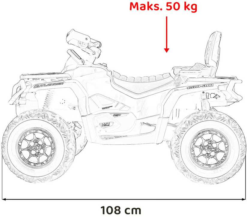 Quad Can Am Outlander ATV Pilka