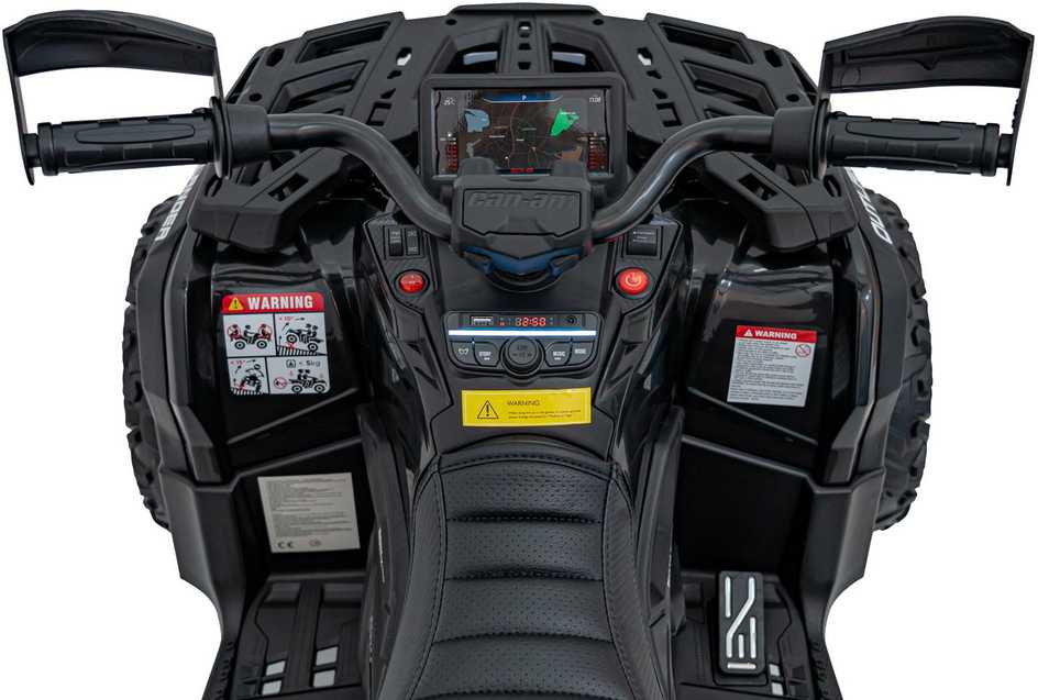 Quad Can Am Outlander ATV Juodas