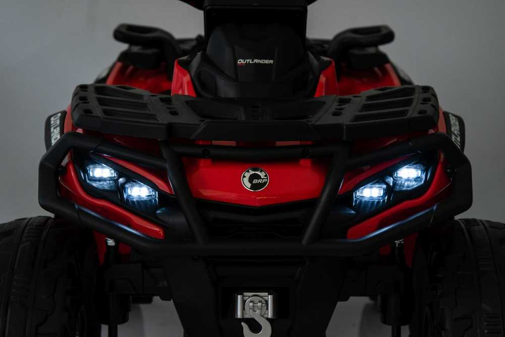Quad Can Am Outlander ATV Raudona