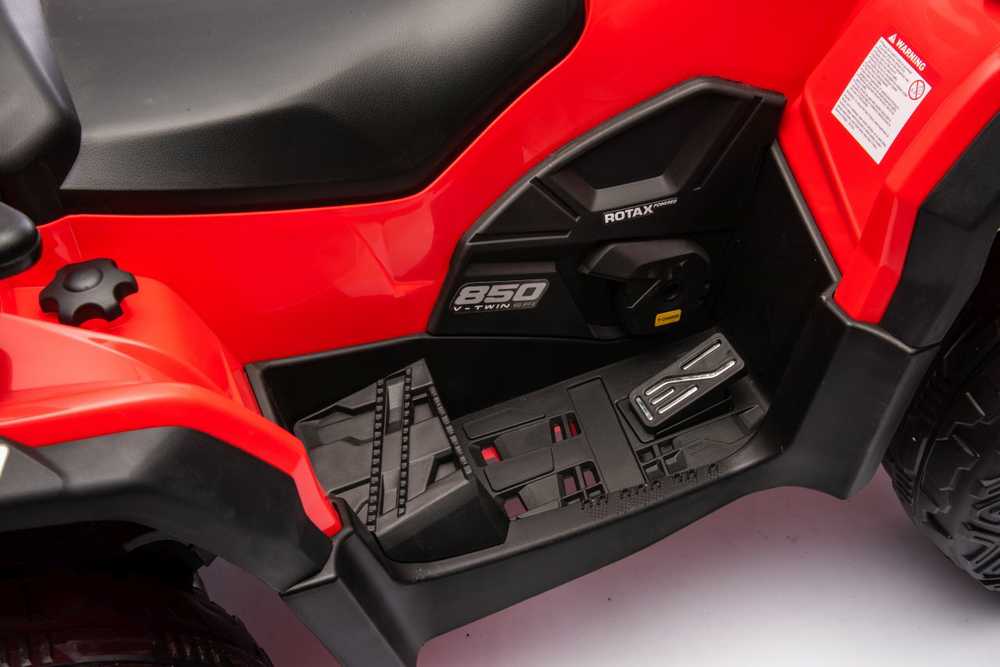 Quad Can Am Outlander ATV Raudona