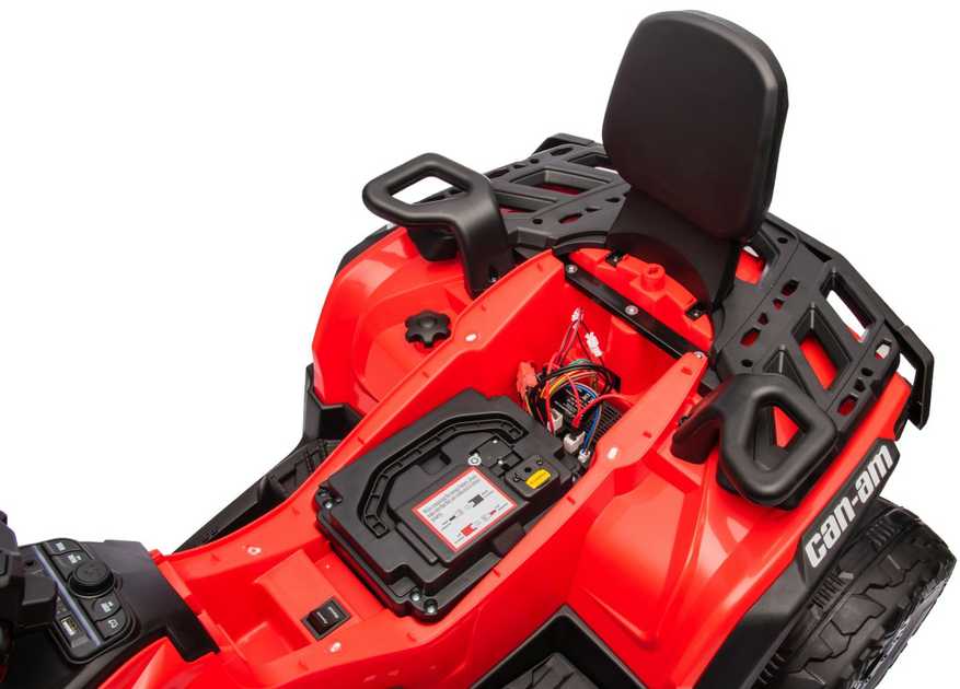 Quad Can Am Outlander ATV Raudona