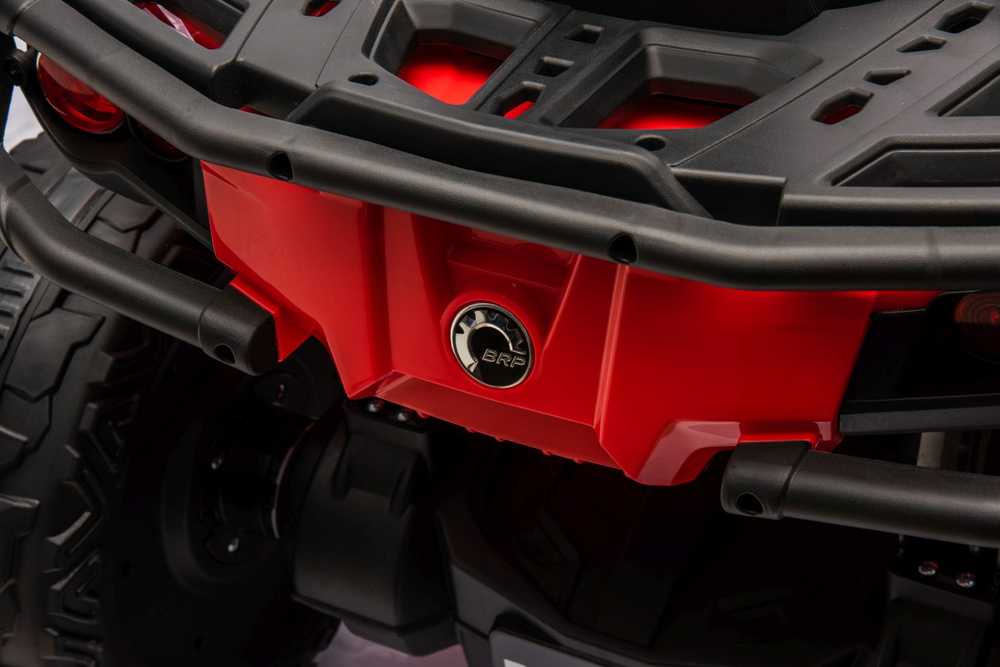 Quad Can Am Outlander ATV Raudona