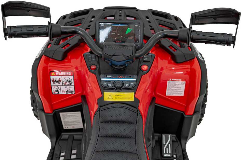 Quad Can Am Outlander ATV Raudona