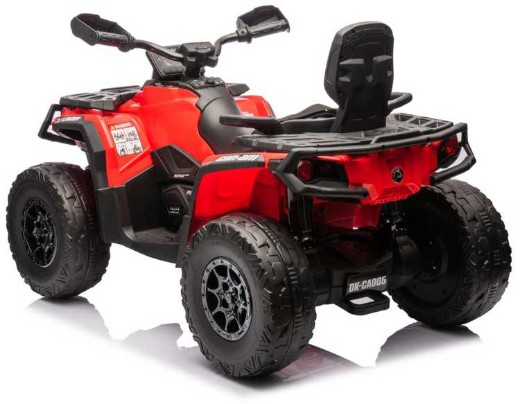 Quad Can Am Outlander ATV Raudona