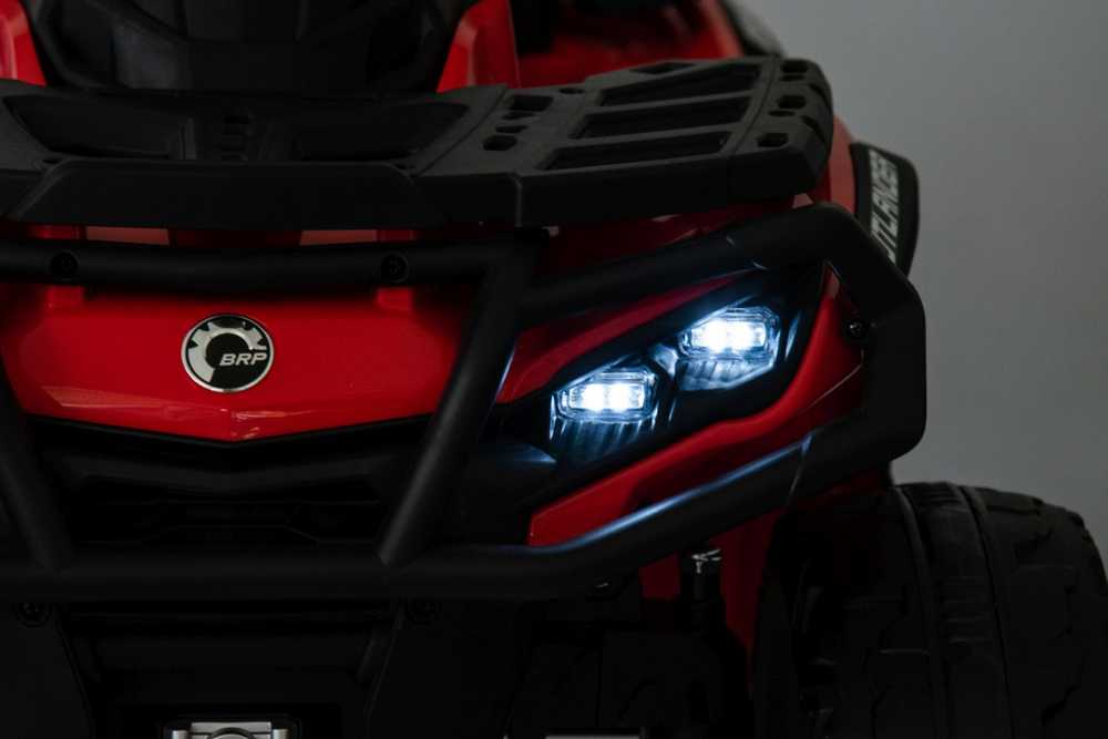 Quad Can Am Outlander ATV Raudona
