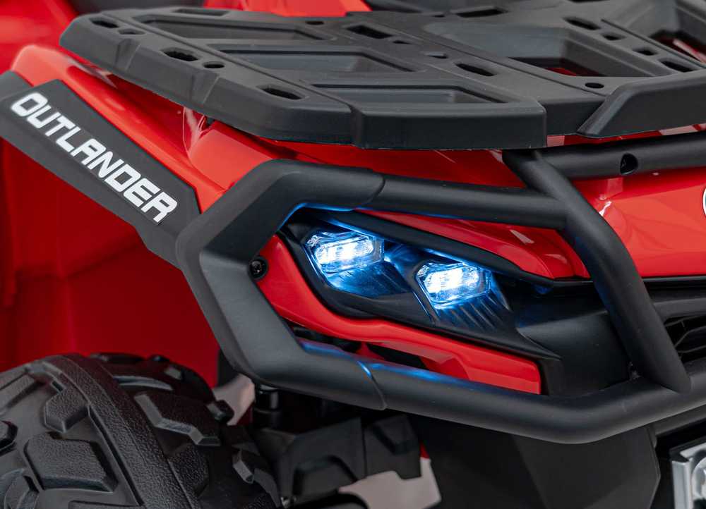 Quad Can Am Outlander ATV Raudona