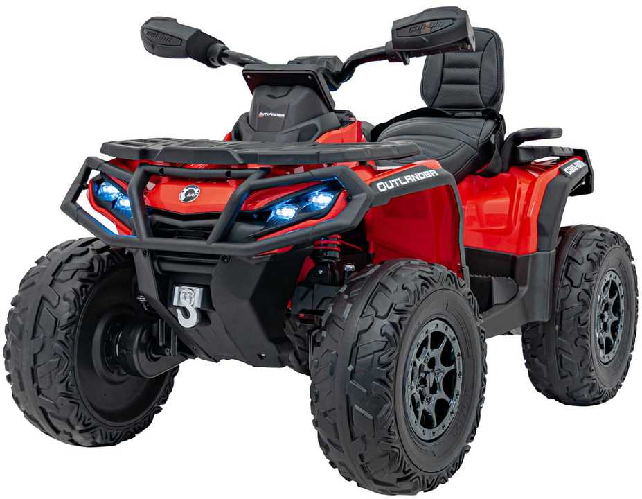 Quad Can Am Outlander ATV Raudona