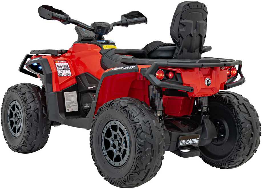 Quad Can Am Outlander ATV Raudona