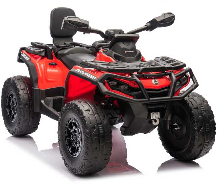 Quad Can Am Outlander ATV Raudona