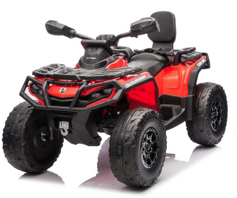 Quad Can Am Outlander ATV Raudona