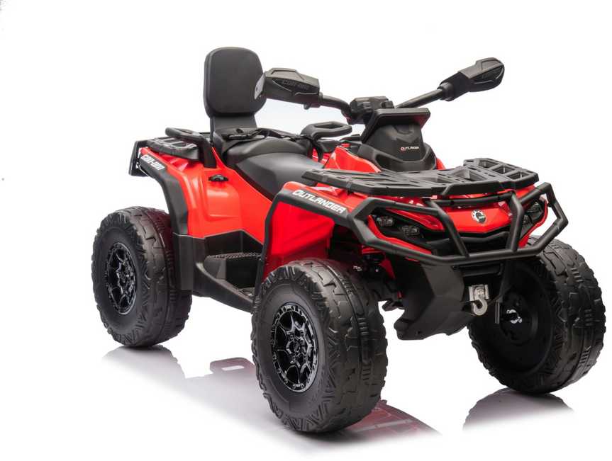 Quad Can Am Outlander ATV Raudona