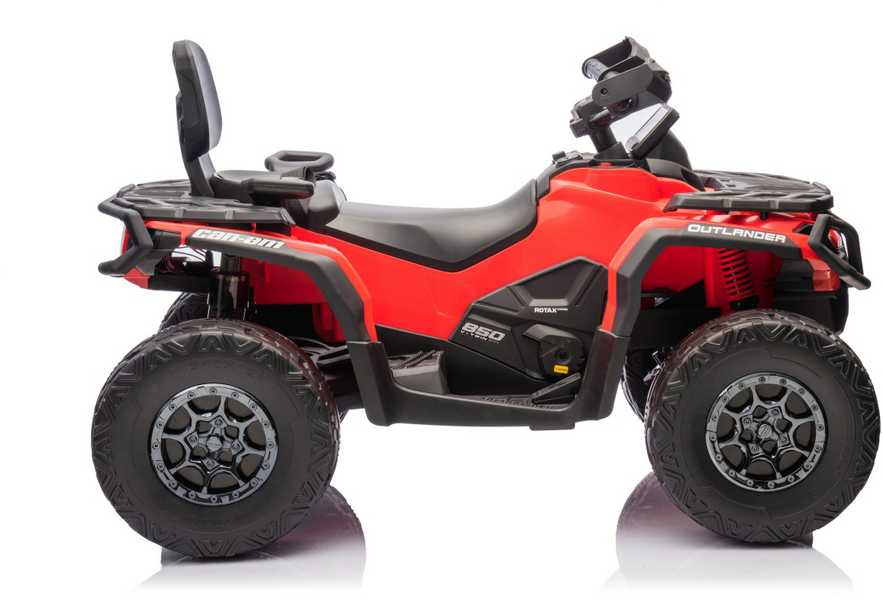 Quad Can Am Outlander ATV Raudona