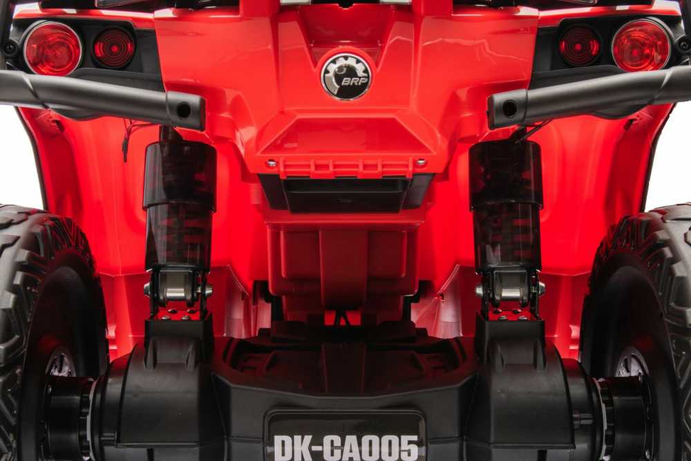 Quad Can Am Outlander ATV Raudona