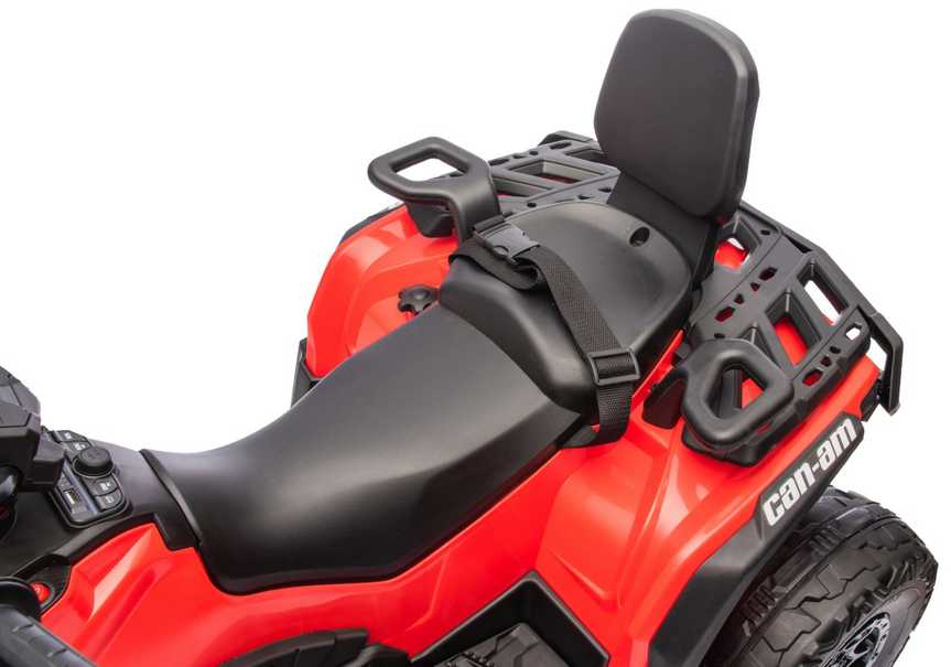 Quad Can Am Outlander ATV Raudona