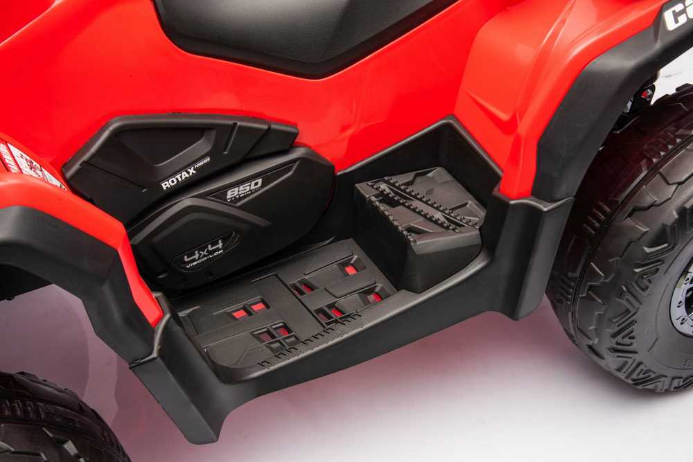 Quad Can Am Outlander ATV Raudona
