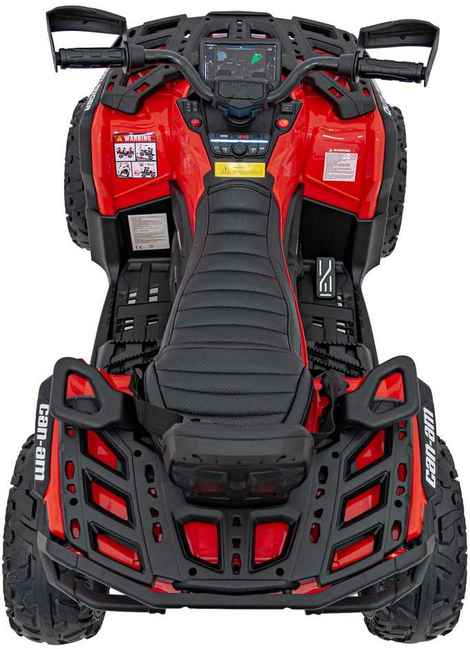 Quad Can Am Outlander ATV Raudona