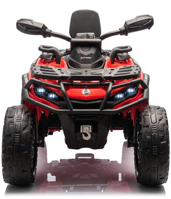 Quad Can Am Outlander ATV Raudona
