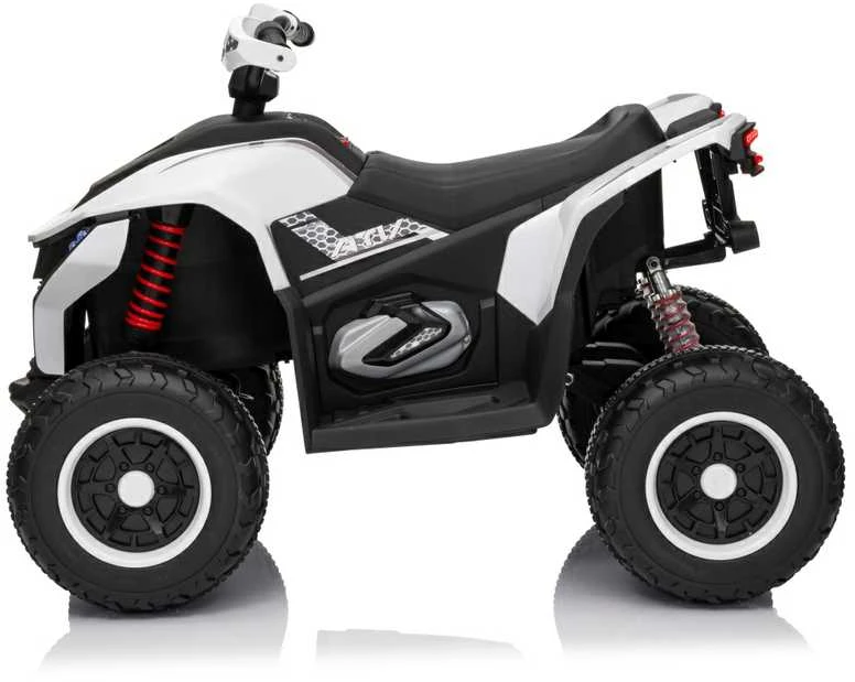 Elektrinis keturratis Fast Wheel, Baltas