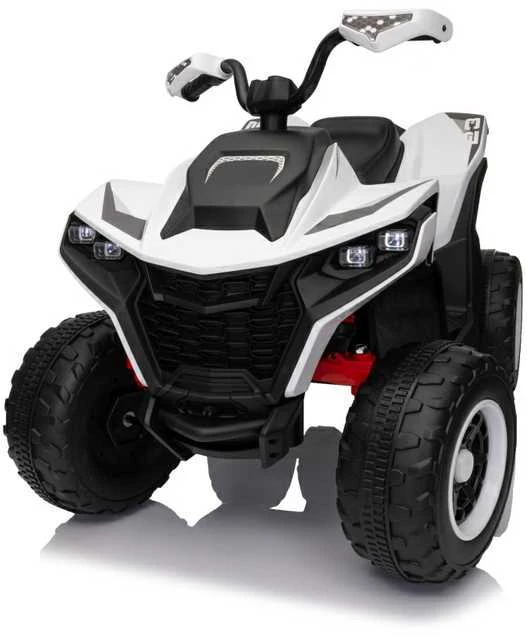Elektrinis keturratis Fast Wheel, Baltas