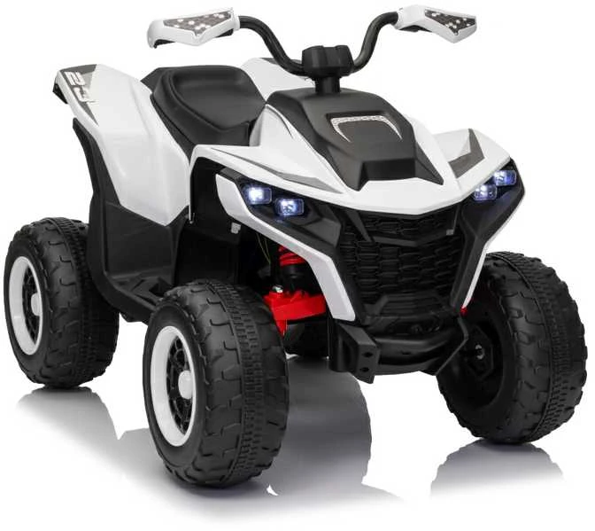 Elektrinis keturratis Fast Wheel, Baltas