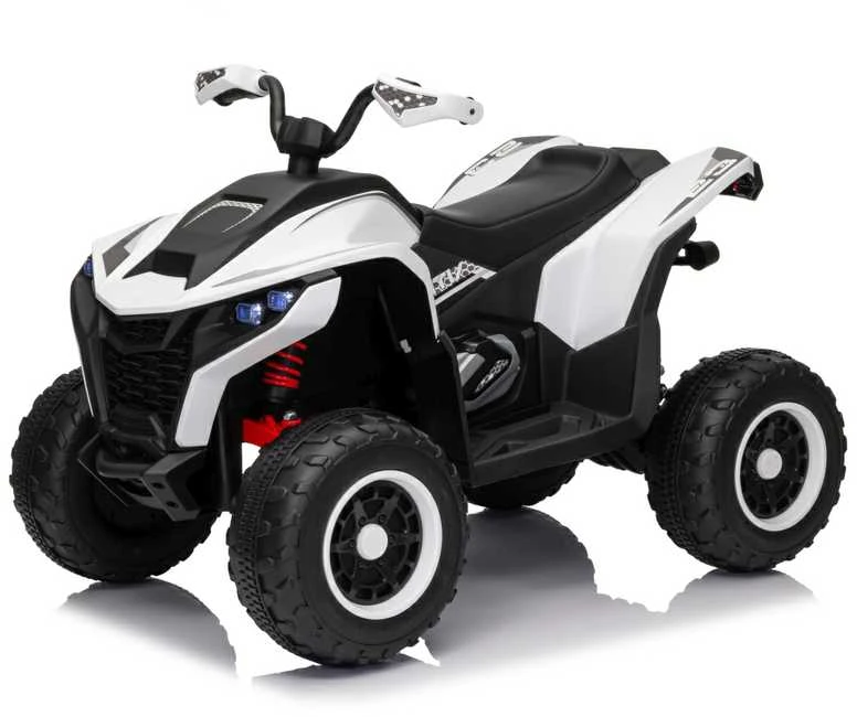 Elektrinis keturratis Fast Wheel, Baltas
