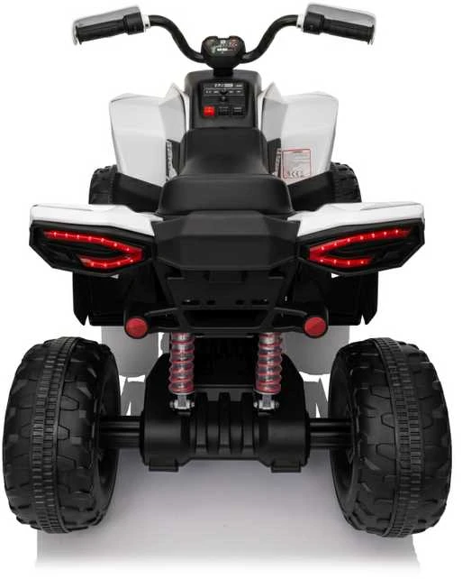 Elektrinis keturratis Fast Wheel, Baltas