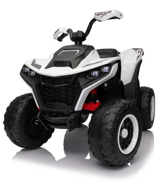 Elektrinis keturratis Fast Wheel, Baltas