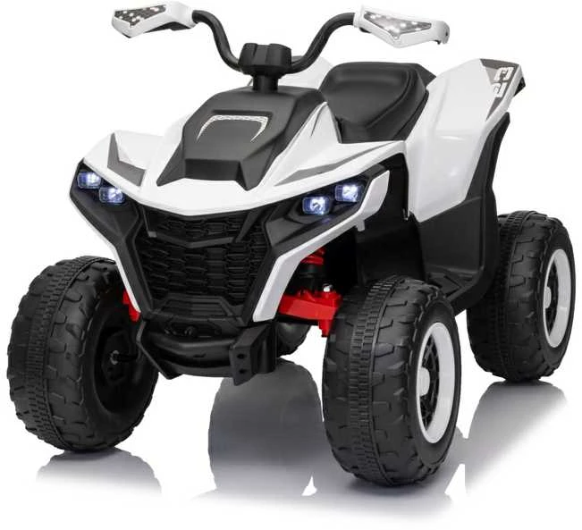 Elektrinis keturratis Fast Wheel, Baltas