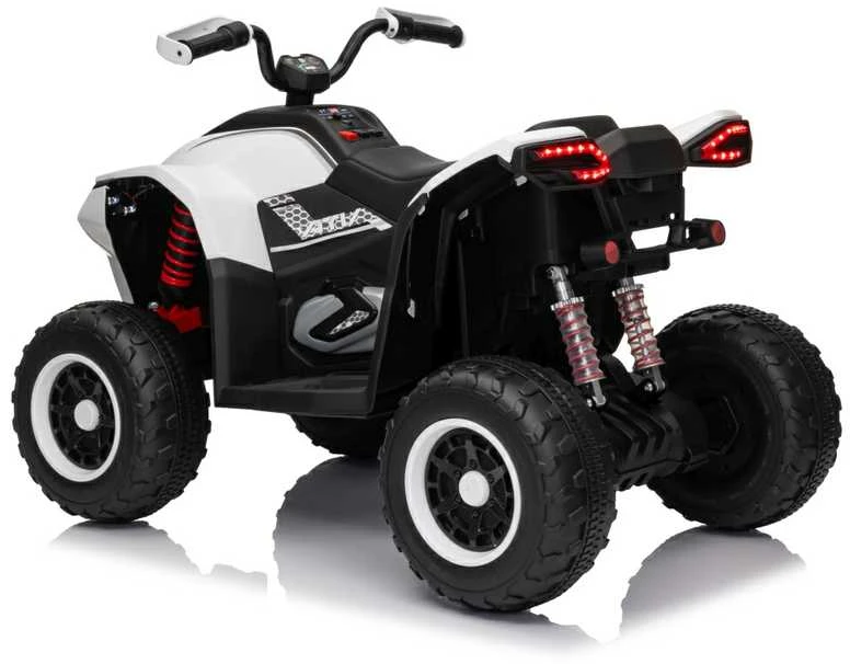 Elektrinis keturratis Fast Wheel, Baltas