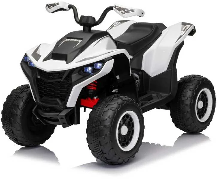 Elektrinis keturratis Fast Wheel, Baltas