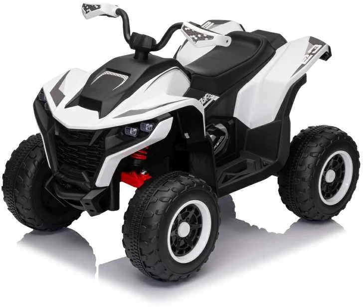 Elektrinis keturratis Fast Wheel, Baltas